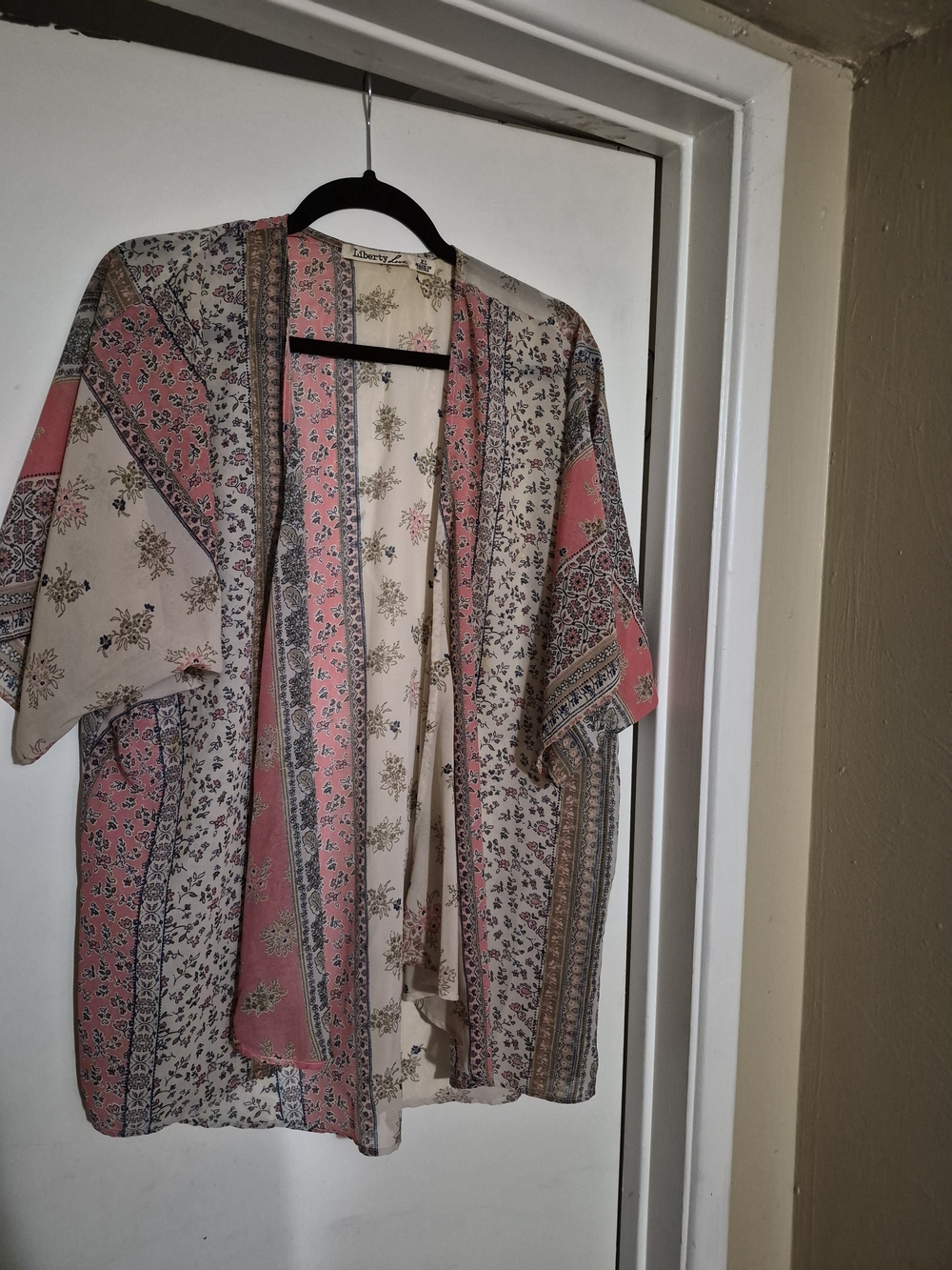 Liberty Pink Floral Kimono Cardigan